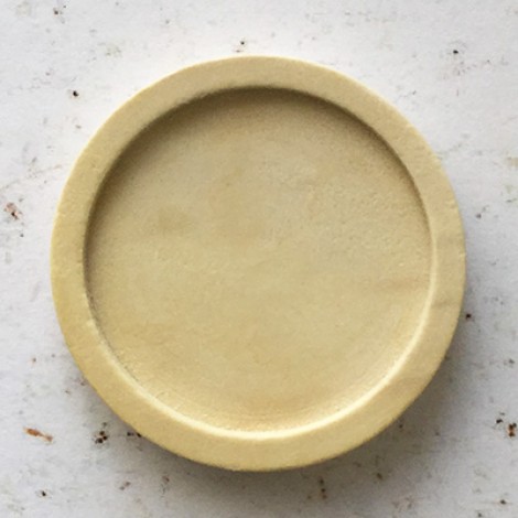 30mm (25mmID) Wooden Round Pendant Bezel Settings - Natural Beech