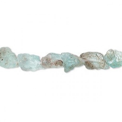 Small Apatite Handcut Nugget Beads - 8in strand