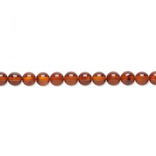 4mm Round B Grade Quality Amber Beads - Pack of 10 beads