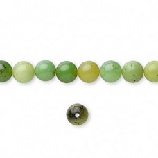 6mm Natural Chinese Chrysoprase Round Gemstone Beads