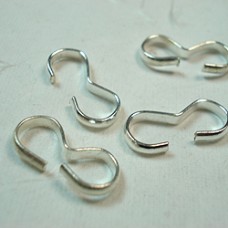 14x7mmx3mm Silver Plated Connectors