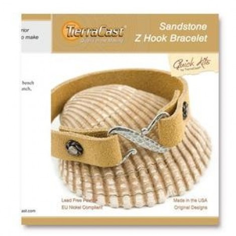 TierraCast Quick Kit - Sandstone Z Hook Bracelet