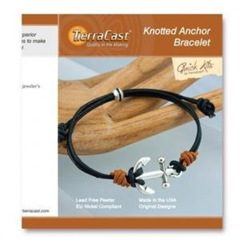 TierraCast Quick Kits - Knotted Anchor Bracelet