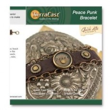 TierraCast Quick Kit - Peace Punk Bracelet