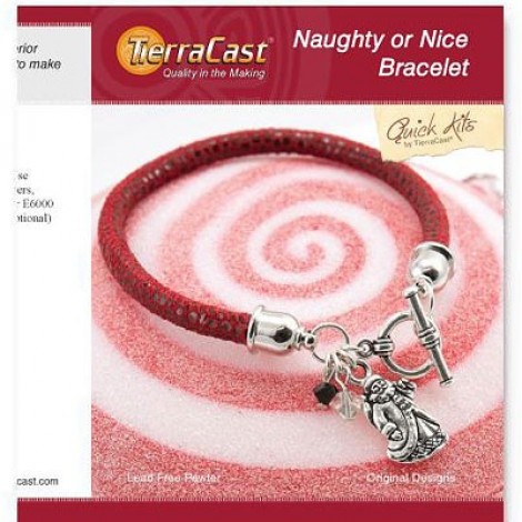 TierraCast Quick Kit - Naughty or Nice Bracelet