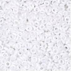 3mm Miyuki Spacer Beads - Unicorn Matte White AB - 10gm