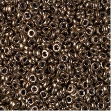3mm Miyuki Spacer Beads - Metallic Dark Bronze- 10gm