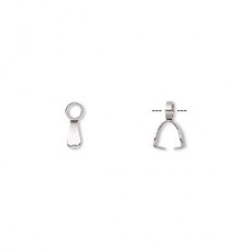 5x2.5mm Stainless Steel Ice-Pick Bail with 4mm Grip Length - Pack of 2
