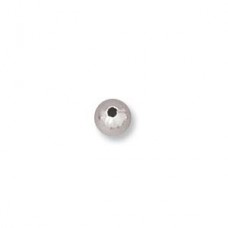 3mm Sterling Silver Seamless Spacer Beads - 0.9mm hole