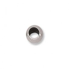 6mm Seamless Sterling Silver Round Beads with 3.5mm hole