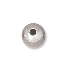 8mm Sterling Silver Round Seamless Beads with 2.2mm hole - Each