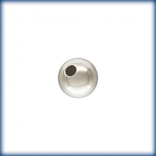 2mm Sterling Silver Lightweight Round Seamless Spacer Beads - .9mm hole