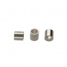 2x2mm (1.34mm ID) Beadsmith Sterling Silver Crimp Tubes - Pack of 20