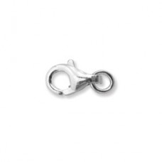 11mm Sterling Silver Parrot Clasp with Ring