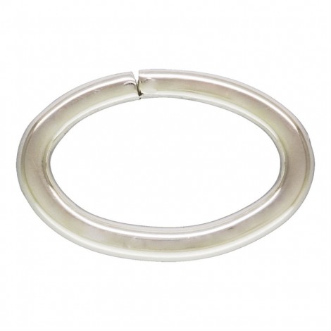 7.3x5.2mm 18ga 925 Sterling Silver Oval Open Jumprings - Pack of 2 7.3x5.2mm 18ga 925 Sterling Silver Oval Open Jumprings - Pack of 2