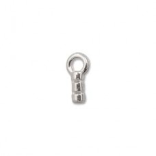 0.6mm ID Sterling Silver Ring End Cap
