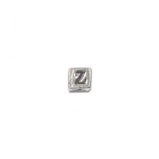 3.5mm Sterling Silver Letter Bead - Z