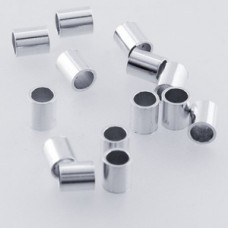 3x2.6mm Sterling Silver Crimp Tubes (1.5mm ID)