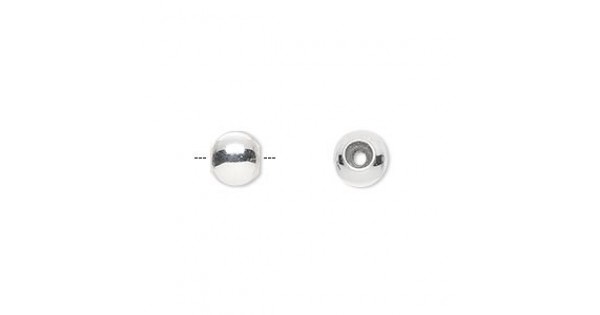 Positioning Bead 8mm Smartbead Round Sterling /Silicone Positioning Beads - per pair ...