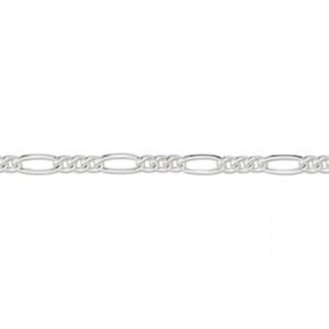 1.5mm .925 Sterling Silver Figaro Chain