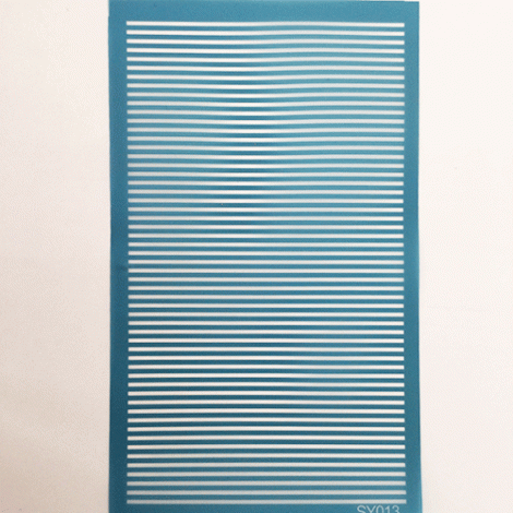 80x140mm Silk Screen Sheet - Fine Stripes