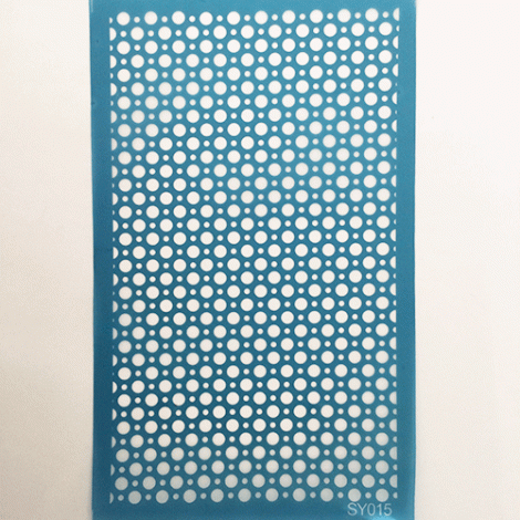 80x140mm Silk Screen Sheet - Dot Pattern