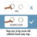 4mm 20ga Beadsmith Jumplocks (tm) Sterling Silver - Pack of 10