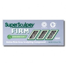 Super Sculpey Gray Firm Sculpting Compound - 453g
