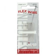#10 Needles for Flexwire .010" or Smaller Beading Wire - 16 Needle Pack
