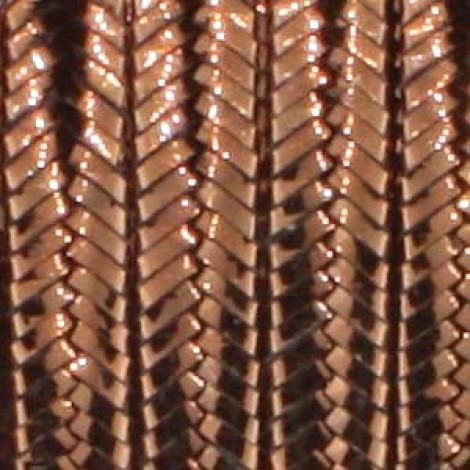 2.5mm Rayon Soutache Cord - Smooth Bronze Metallic