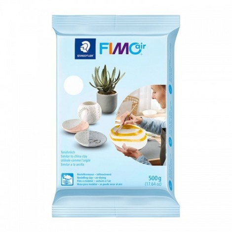 Staedtler Fimo Air Basic Air Dry Clay 500g - White