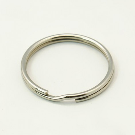 30mm x 3mm 304 Stainless Steel Split Ring Keyrings