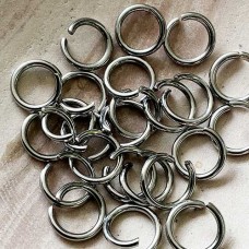10mm x 1.5mm 304 Stainless Steel Heavy Duty Jumprings - Pack of 50