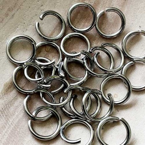 10mm x 1.5mm 304 Stainless Steel Heavy Duty Jumprings - Pack of 50