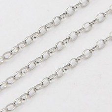 2.5x1mm 316 Stainless Steel Open Rollo Chain