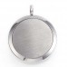 30mm (23mm ID) 316 Stainless Steel Essential Oil Diffuser Floating Locket - Trinity Knot (with 12 felt diffuser pads)