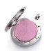 30mm (23mm ID) 316 Stainless Steel Essential Oil Diffuser Floating Locket - Trinity Knot (with 12 felt diffuser pads)