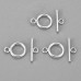 18mm 304 Stainless Steel 2-Part Toggle Clasps - 2 sets