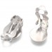 10mm Flat Pad 304 Stainless Steel Clip-on Earrings for Non-Pierced Ears