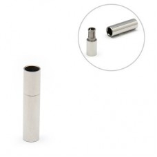 22mm (4mm ID) 304 Stainless Steel Magnetic Tube Pop Clasps