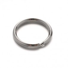 28mm x 2.5mm 304 Stainless Steel Split Ring Keyrings