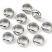 8x2.5mm 304 Stainless Steel Ring Spacer Beads with 5mm hole - Pack of 10