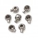 3.5mm (2mm Hole) 304 Stainless Steel Push Button Crimp Beads - Pack of 10 3.5mm (2mm Hole) 304 Stainless Steel Push Button Crimp Beads - Pack of 10