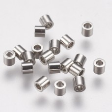 2mm Stainless Steel Crimp Tube Beads