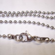 20 inch 304 Stainless Steel Ball Chain Necklaces