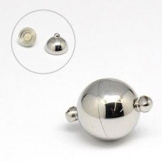 12x18mm 304 Stainless Steel Magnetic Round Clasps