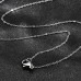 2mm 45cm Stainless Steel Cable Necklace Chain with Clasp - Pack of 2