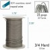 22ga Beadsmith Medium Temper Craft Wire - 304 Stainless Steel - 20yd (18.2m)