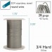 28ga Beadsmith Tarnish Resistant 304 Stainless Steel 3/4 Hard Wire - 40yd (36.5m)