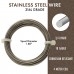 18ga 316L Beadsmith Wire Elements Stainless Steel Dead Soft Wire - 4 metre coil